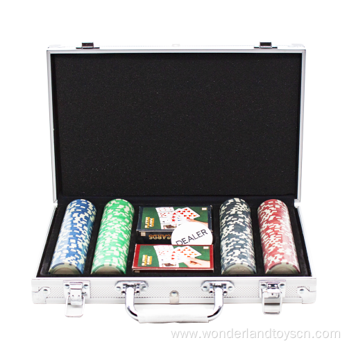 200pcs metal poker chips casino set 2021